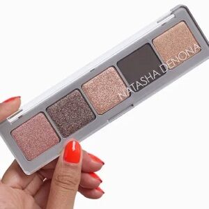 Natasha Denona Glam Eyeshadow Palette with Pink and Brown Tones